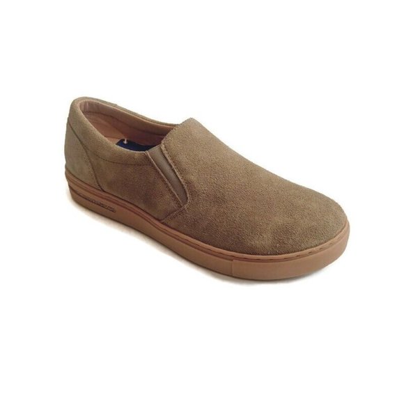 Birkenstock Oswego Suede Leather Loafers Womens Size 8 Mens 6 EU 39 Faded Khaki - Picture 1 of 9